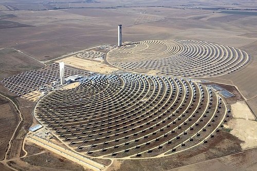 Sustainable Development - Solar Towers utilize the natural resource of the Sun