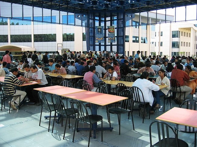 Cafeteria in a Corporate Office