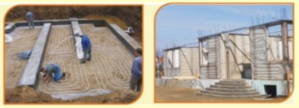 Source: activethermalinsulation.com The figure shows how the coils are laid to provide underfloor heating and all around the walls.